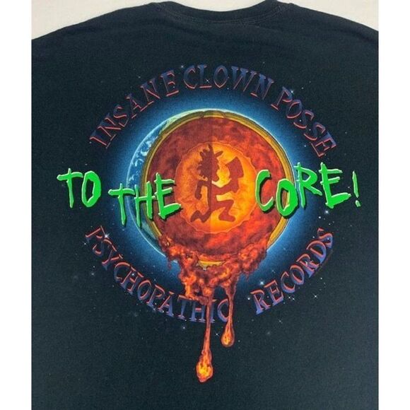 Insane Clown Posse T-Shirt Black Large To The Core Hip Hop Rap Music - Picture 3 of 8